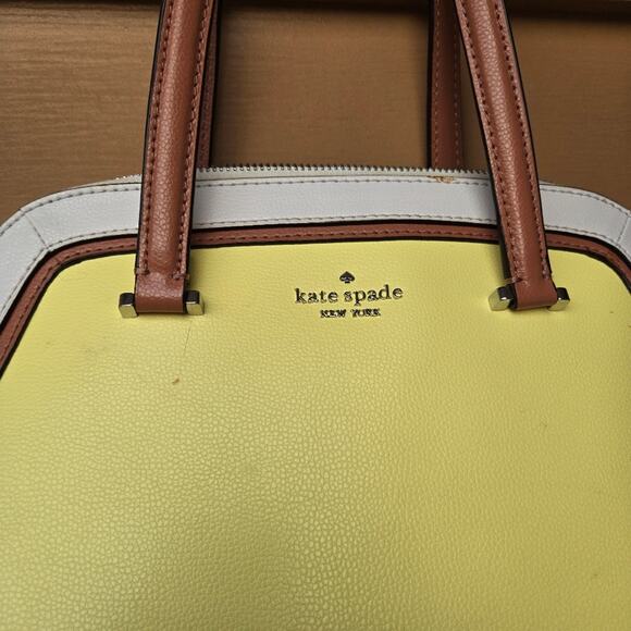 Kate Spade Patterson Drive Colorblock Medium Dome Satchel Bag. Stained. No Strap - Picture 2 of 13